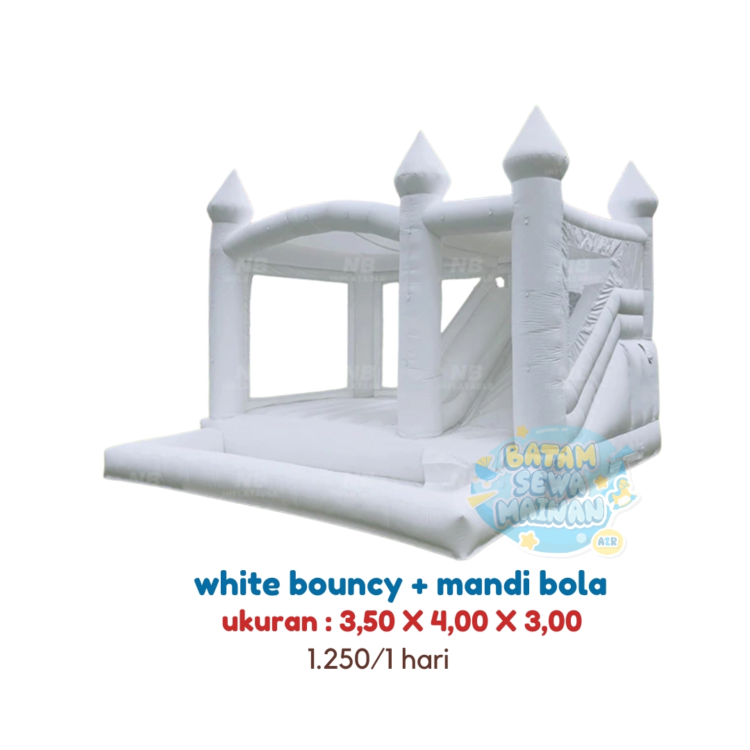WHITE BOUNCY